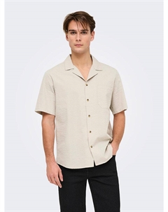 Рубашка, бежевый Only & sons