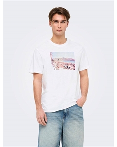 Футболка, белый Only & sons