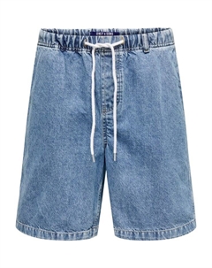 Джинсовые шорты, Средне-синий деним Only & sons