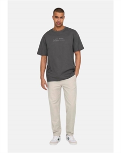 Футболка, серый Only & sons