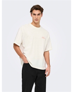 Футболка, белый Only & sons