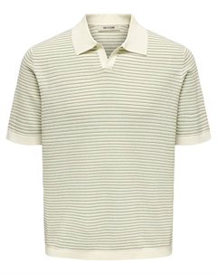 Рубашка-поло, кремовый Only & sons