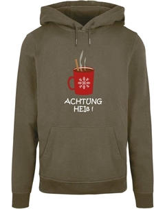 Толстовка с капюшоном, оливковый Merchcode