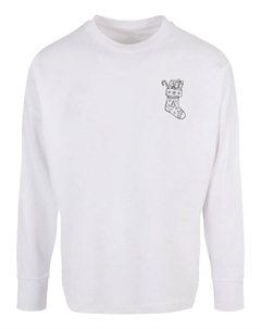 Рубашка с длинным рукавом, белый Merchcode