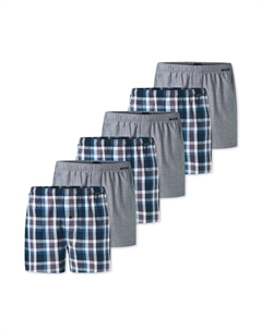 Боксеры, синий/серый Schiesser