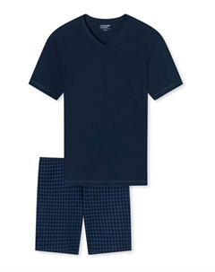 Пижама, темно-синий Schiesser