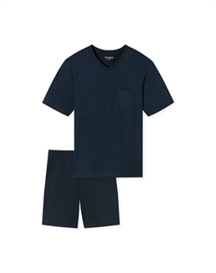 Пижама, темно-синий Schiesser