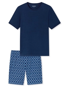 Пижама, темно-синий Schiesser
