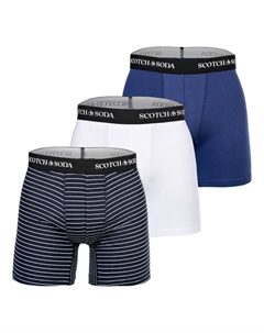 Боксеры, синий/белый Scotch&soda