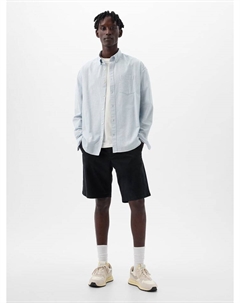 Тканевые шорты, темно-синий Gap