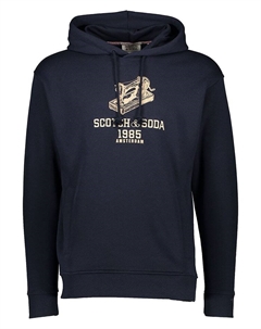 Толстовка с капюшоном, темно-синий Scotch&soda