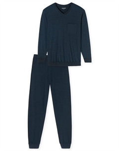 Пижама, темно-синий Schiesser