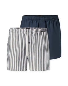 Боксеры, синий/белый Schiesser