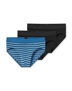 Трусы, черный/синий Schiesser