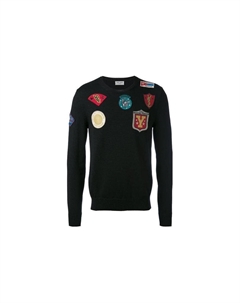 Свитер мужской черный, черный Saint laurent