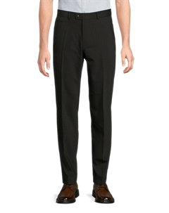 Классические брюки с плоским передом из смеси натуральной шерсти, черный Brax
