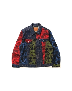 Джинсовая куртка мужская камуфляжная, цвет Camouflage A bathing ape®