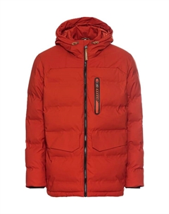 Стеганая куртка с капюшоном и воротником-стойкой, красный Camel active