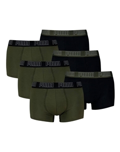 Боксеры, черный/зеленый Puma