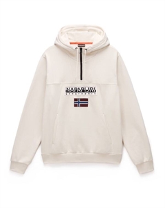 Толстовка Burgee с капюшоном на молнии 2.0 - hoodie, бежевый Napapijri