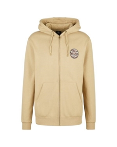 Значок прохода Wettie на молнии - толстовка с капюшоном, хаки Rip curl