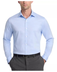 Мужская облегающая рубашка-стрейч, синий Kenneth cole reaction