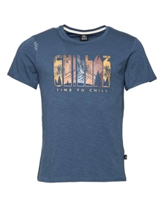 Время расслабиться - футболка, синий Chillaz