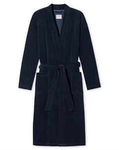 Халат, темно-синий Schiesser