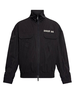 Куртка-бомбер с принтом логотипа, Black Dsquared2