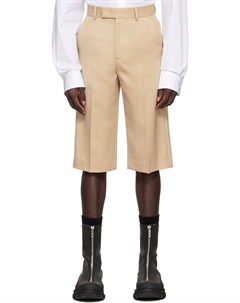 Бежевые шорты из полиэстера We11done