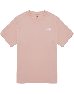 Футболка мужская розовая The north face