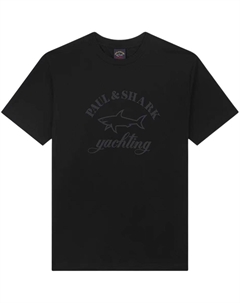 Мужская футболка для яхтинга черная Paul & shark