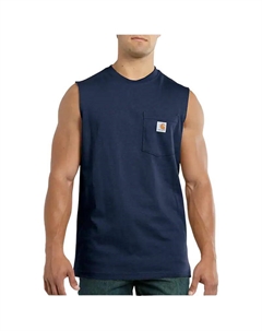 Футболка мужская, морской синий Carhartt