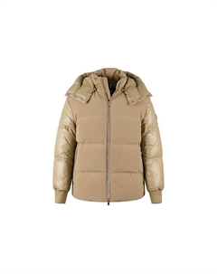 Куртка пуховая SS24 мужская желтая земля Hugo boss