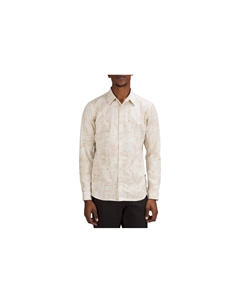 Футболка мужская New Venture No Stink Zinc Fabric с принтом Bay Window Patchwork и цветом Antique White Lululeman Lululemon