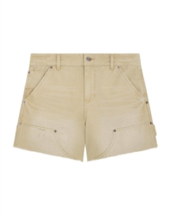 Джинсовые шорты мужские бежевые SS24 We11done