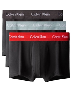 Трусы с логотипом на поясе набор из трех штук, Q40-Черная подошва Сине-серый пояс/Черная основа Коричневый пояс/Черная подошва Светло-коричневый пояс Calvin klein