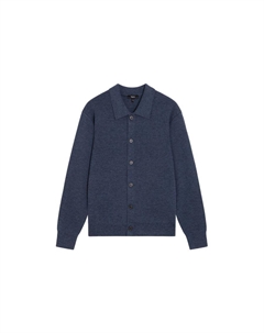 Трикотажный свитер мужской морской синий Theory