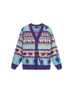 Линия Rijin Doujin коллекция вязаный свитер мужской ультрафиолет Li-ning