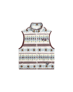 ЛиНинг серия китайской культуры жилет мужской цвет экрю сплошная печать Li-ning