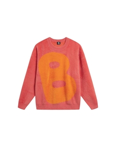 Лининг Badfive вязаный свитер мужской фанатский красный Li-ning