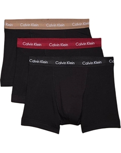 Кальвин Кляйн Трусы Европейская версия Мужские 3 шт, 3 шт (Красный+Чёрный+Хаки) Calvin klein