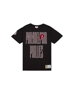 Футболка мужская черная Mitchell ness