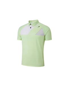Футболка поло мужская изумрудно-зеленая Head