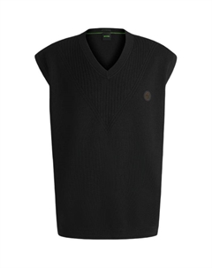 Футболка-майка мужская черная SS25 Hugo boss