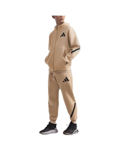 Бесплатная доставка с AdiClub Z.N.E. Полно-замковая толстовка с капюшоном, Magic Light Umber Adidas