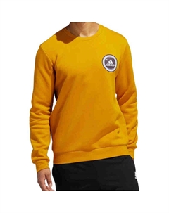 Мужская желтая толстовка Adidas