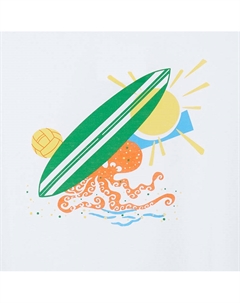 Футболка HERMES с принтом Pool Watch 2010-х, белая Hermès