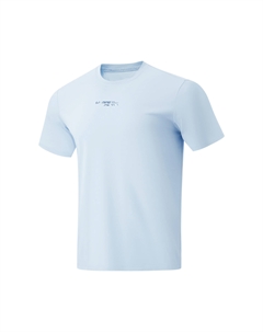 ЛиНинг Фитнес Серия Футболка Мужская Облачно-голубая, Небесно-голубая Li-ning