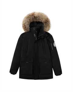 Пуховик мужской, космический серый Camel